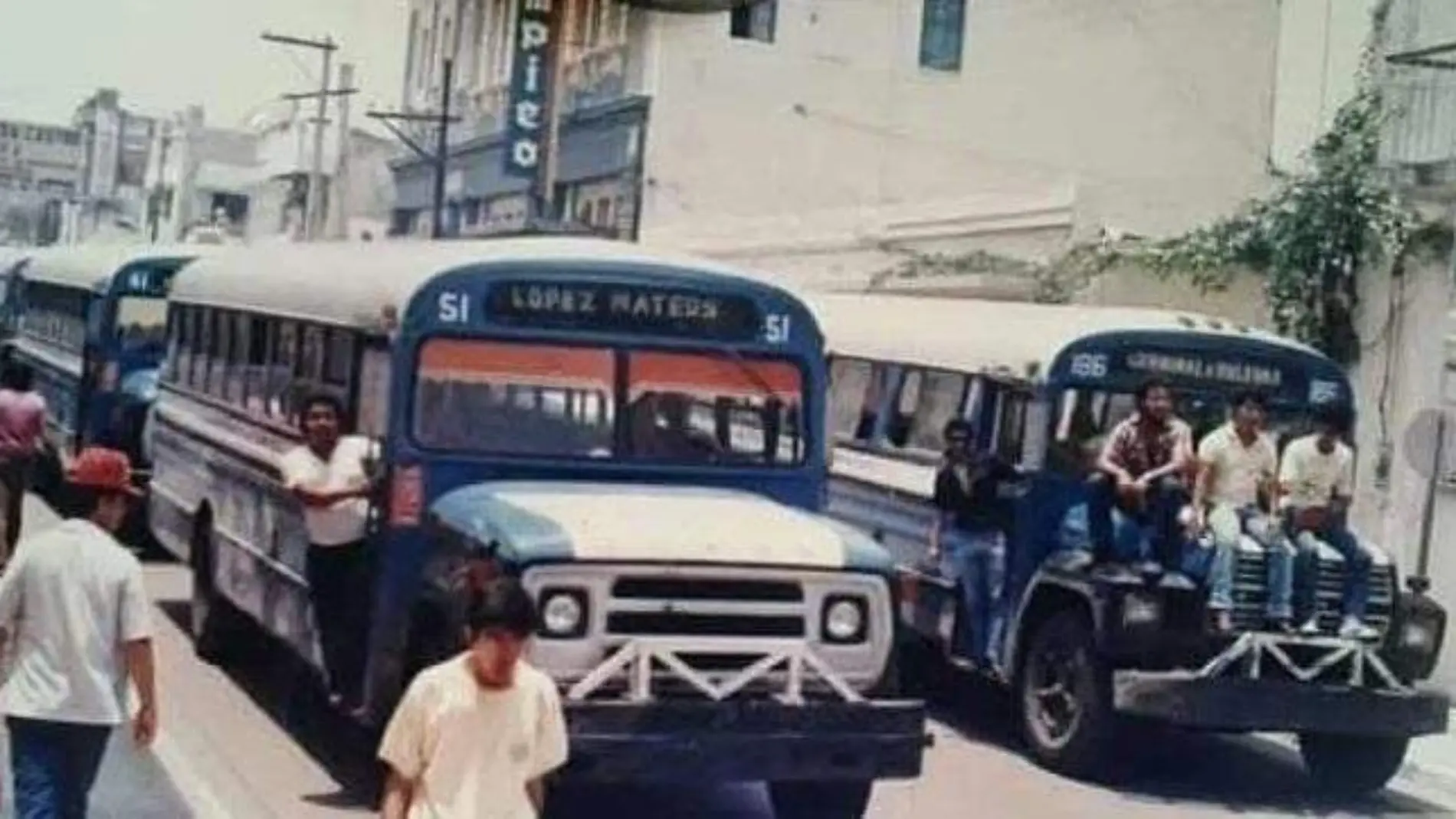 El conflicto de los Azulez empezó en junio de 1989. Colección Aguayo